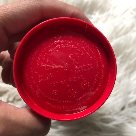 Starbucks Holiday 50th Anniversary Pink Ribbon Reusable Coffee Cup - Picture 5 of 6